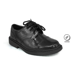 Black PU Leather Uniform Cadet Formal Shoes Kids CD-52532